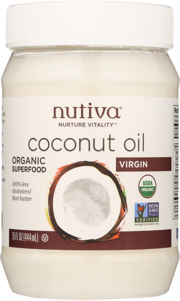 NUTIVA: Organic Virgin Coconut Oil, 15 oz