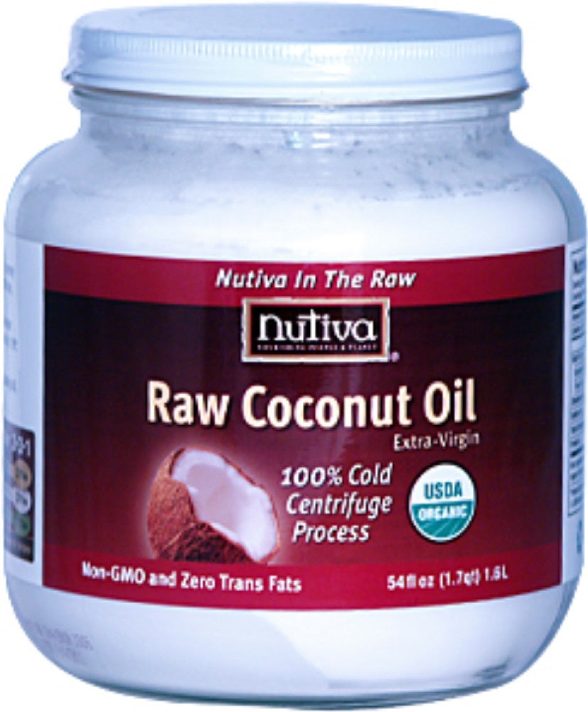 NUTIVA: Oil Organic Coconut Raw, 54 oz