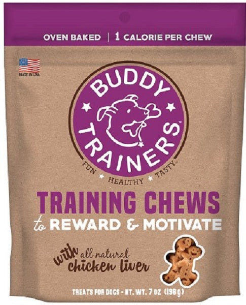 BUDDY BISCUITS: Training Chews Chicken Liver, 7 oz