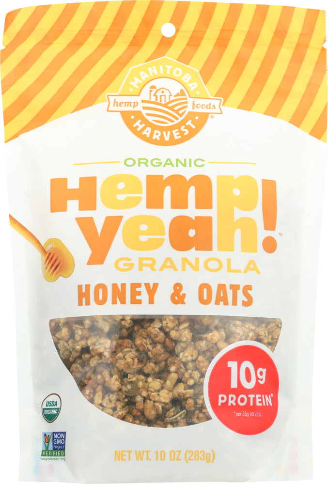 MANITOBA HARVEST: Hemp Yeah! Granola Honey and Oats, 10 oz