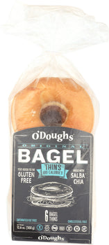 ODOUGHS: Gluten Free Bagel Thins 100Cal Original, 10.6 oz