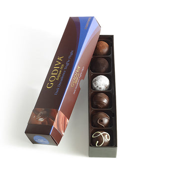 GODIVA: Chocolate Dark Truffle Flight, 3.9 oz