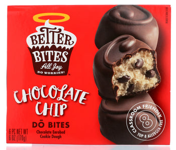 BETTER BITES: Chocolate Chip Do Bites Pack of 6, 6 oz