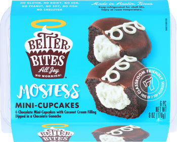 BETTER BITES: Mini Mostess Cupcake 6-Pack, 6 oz