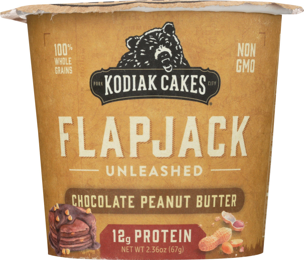 KODIAK: Mix Power Cakes Peanut Butter & Chocolate Flapjack, 2.36 oz