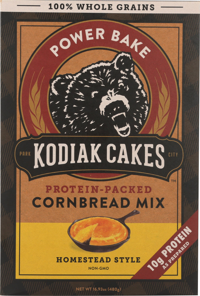 KODIAK: Mix Cornbread, 16.93 oz