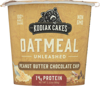 KODIAK: Chocolate Peanut Butter Oatmeal in a Cup, 2.12 oz