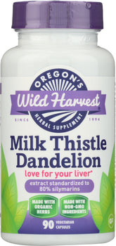 OREGONS WILD HARVEST: Milk Thistle Dandelion, 90 cp