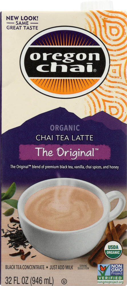 OREGON CHAI: Tea Chai Latte Original Organic, 32 oz