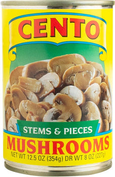 CENTO: Mushrooms Sliced, 8 oz