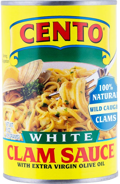 CENTO: Sauce Clam White, 15 oz