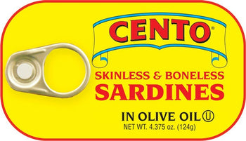 CENTO: Sardine S & B, 4.37 oz