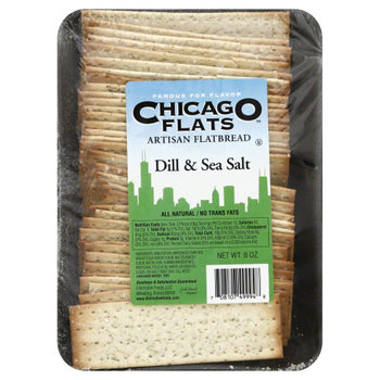 CHICAGO FLATS: Flatbread Dill and Sea Salt, 8 oz