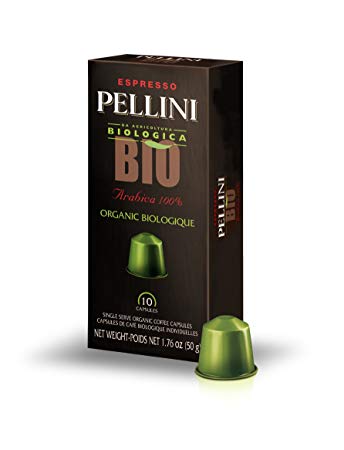 PELLINI: Coffee Capsule Organic, 1.76 oz