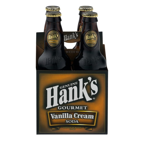 HANKS: Gourmet Soda Vanilla Cream 4 Pack, 48 fo