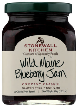 STONEWALL KITCHEN: Wild Maine Blueberry Jam, 12.50 oz