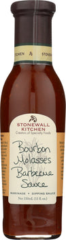 STONEWALL KITCHEN: Bourbon Molasses Barbecue Sauce, 11 fo