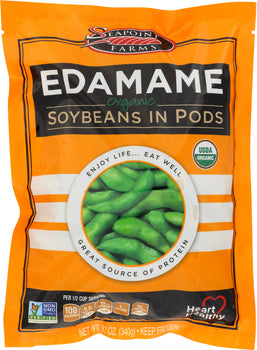 SEA POINT FARMS: Edamame Organic Soybeans In Pods Frozen, 12 oz