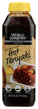 WORLD HARBORS: Sauce Maui Mountain Hot Teriyaki, 16 oz