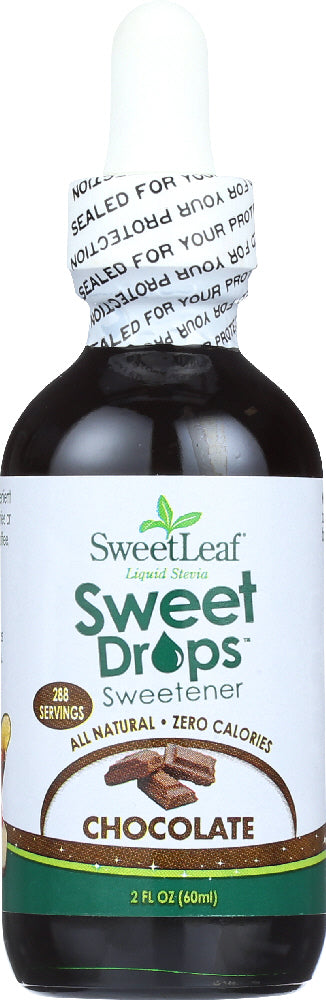 SWEETLEAF: Liquid Stevia Sweet Drops Sweetener Chocolate, 2 oz