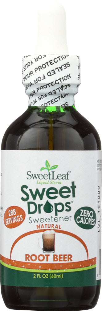 SWEETLEAF: Liquid Stevia Sweet Drops Sweetener Root Beer, 2 oz