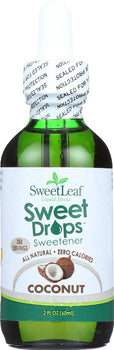 SWEETLEAF LIQUID STEVIA: Sweet Drops Sweetener Coconut, 2 oz