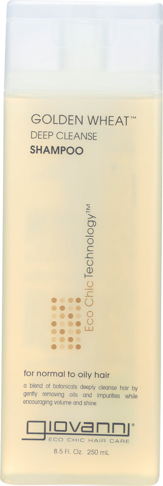 GIOVANNI COSMETICS: Golden Wheat Shampoo For Normal To Oily Hair, 8.5 oz