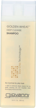 GIOVANNI COSMETICS: Golden Wheat Shampoo For Normal To Oily Hair, 8.5 oz