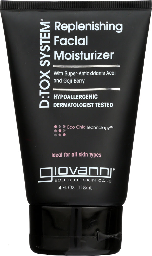 GIOVANNI COSMETICS: D:tox System Replenishing Facial Moisturizer Step 3, 4 oz