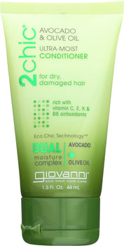 GIOVANNI COSMETICS: 2Chic Avocado and Olive Oil Conditioner, 1.5 fo