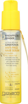 GIOVANNI COSMETICS: Anti Frizz Hair Serum, 2.7 oz