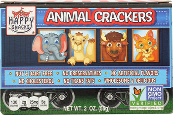 HAPPY SNACKS: Cracker Non-GMO Animal, 2 oz