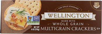 WELLINGTON: Whole Grain Multigrain Crackers, 5 oz