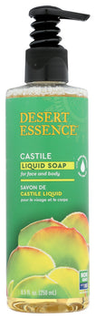 DESERT ESSENCE: Soap Liquid Castile, 8 oz