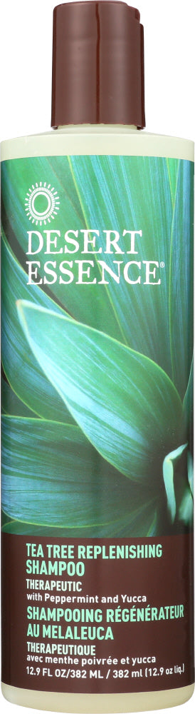 DESERT ESSENCE: Shampoo Tea Tree Replenishing, 12.9 fl oz