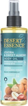 DESERT ESSENCE: Oil Body Jojoba and Sweet Almond, 8.28 oz