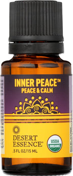 DESERT ESSENCE: Inner Peace Organic Essential Oil Blend, 0.5 fl oz