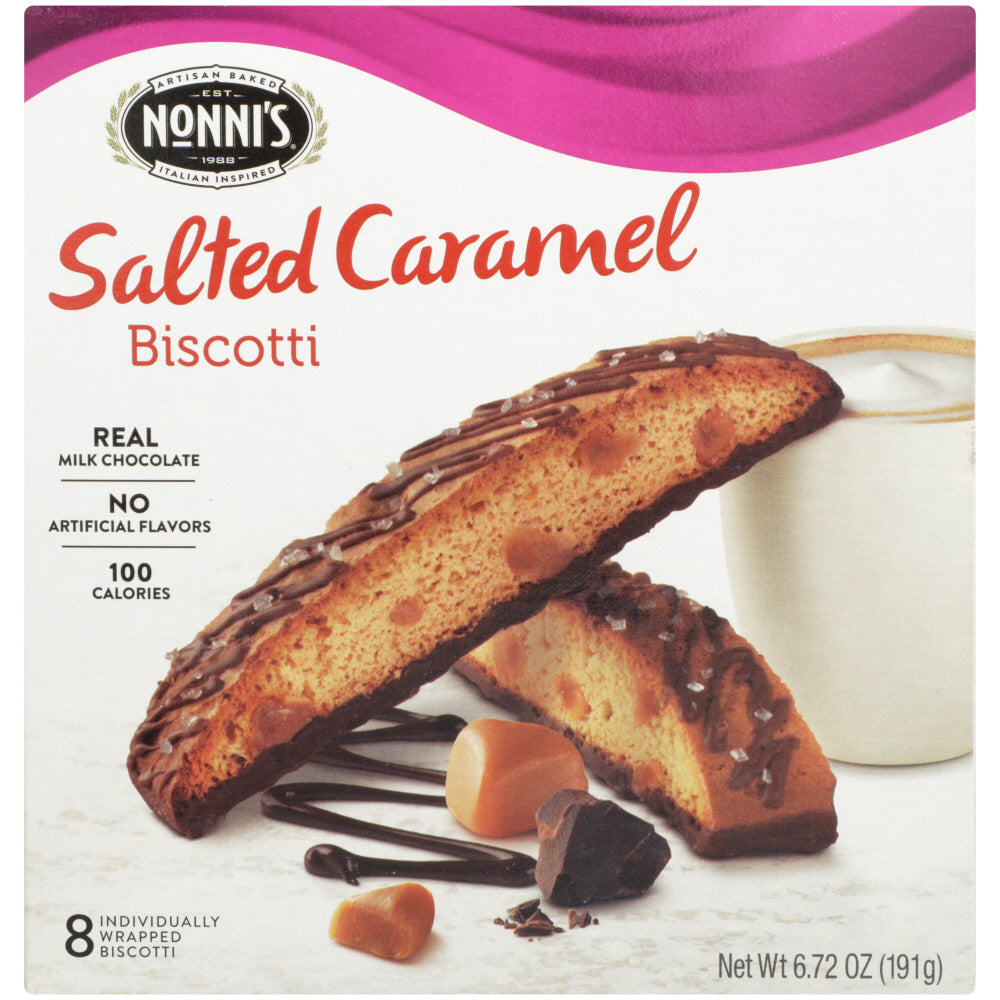 NONNIS: Salted Caramel Biscotti, 6.72 oz