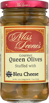 MISS LEONES: Olives Bleu Cheese Stuffed, Dr Wt. 7.5 oz