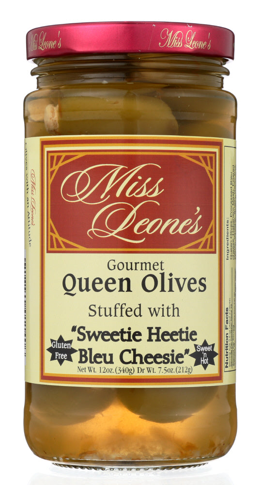 MISS LEONES: Olives Sweetie Heetie Bleu Cheesie Stuffed, Dr Wt. 7.5 oz