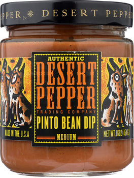 DESERT PEPPER: Pinto Bean Dip, 16 oz