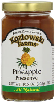 KOZLOWSKI FARMS: Pineapple Preserve, 10.5 oz