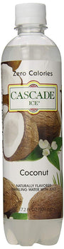 CASCADE ICE: Zero Calories Sparkling Water Coconut, 17.2 fl oz