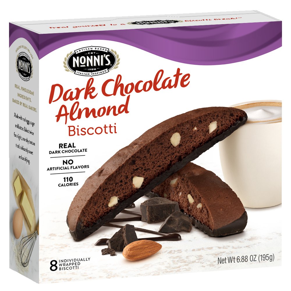 NONNIS: Dark Chocolate Biscotti, 6.88 oz