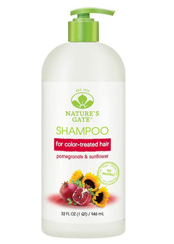 NATURES GATE: Pomegranate + Sunflower Shampoo, 32 oz