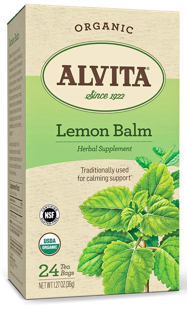 ALVITA: Tea Lemon Balm Organic, 24 ea