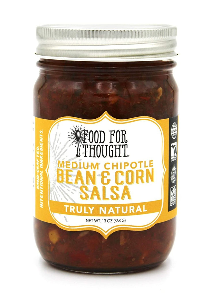 FOOD FOR THOUGHT: Salsa Chipotle Bean Corn, 13 oz