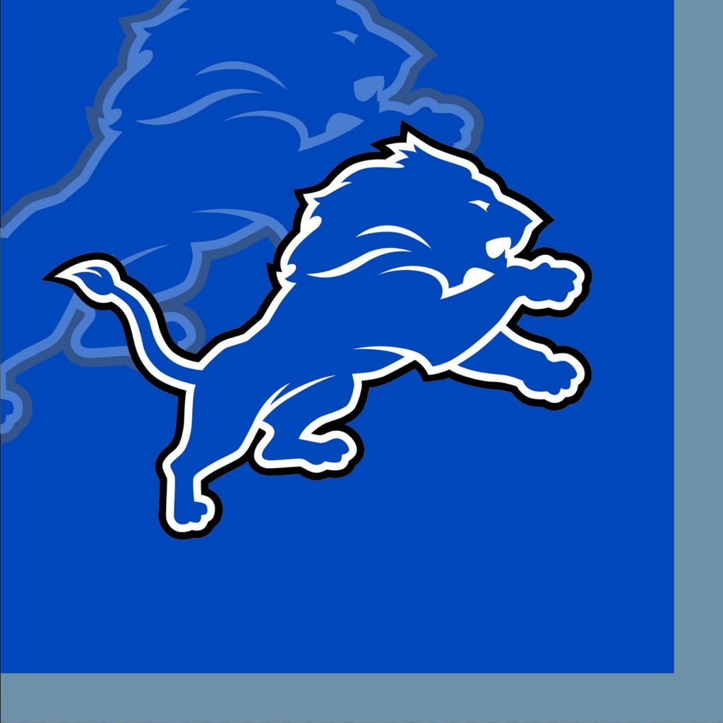 CREATIVE CONVERTING: Napkin Lunch Detroit Lion, 16 ea