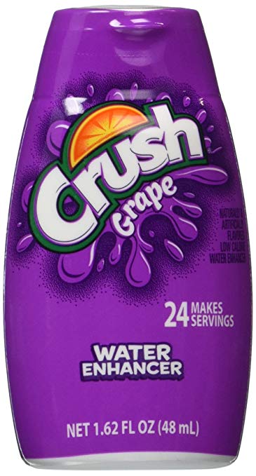 CRUSH WATER ENHANCER: Drink Mix Water Grapes, 1.62 oz