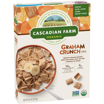 CASCADIAN FARM: Graham Crunch Cereal, 9.6 oz